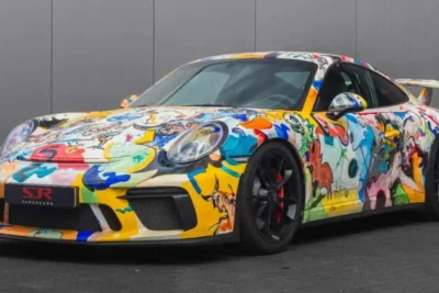 Porsche 911 GT3 pintado a mano