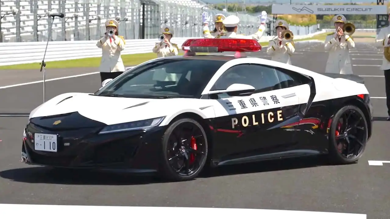 Honda NSX coche policía